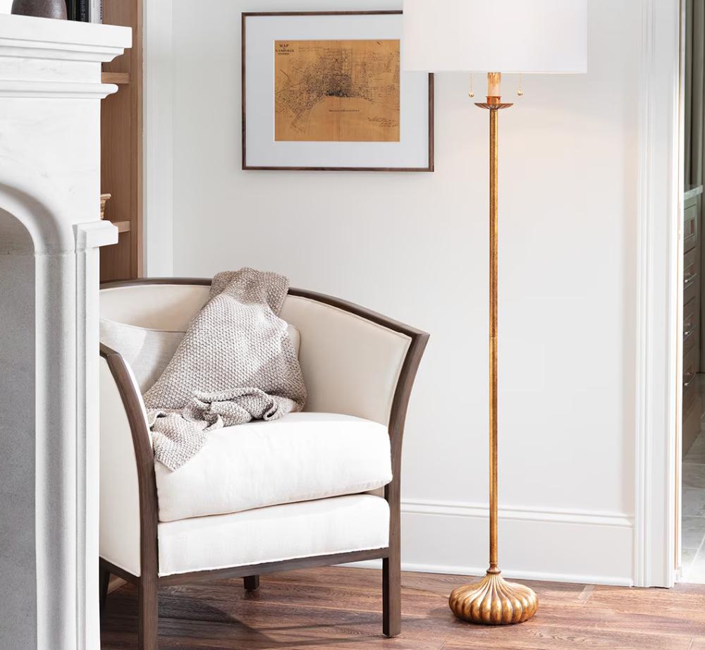 Gold Floor Lamps Regina Andrew