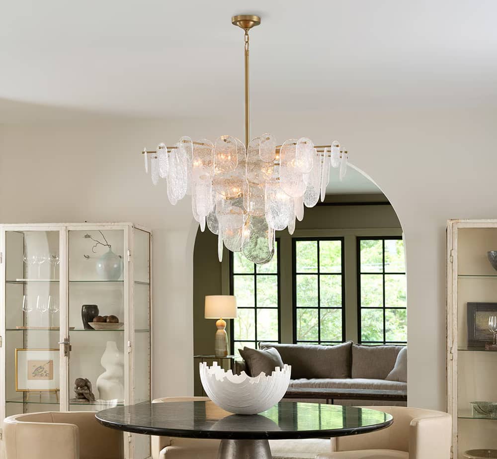 Polished Nickel Chandeliers | Regina Andrew