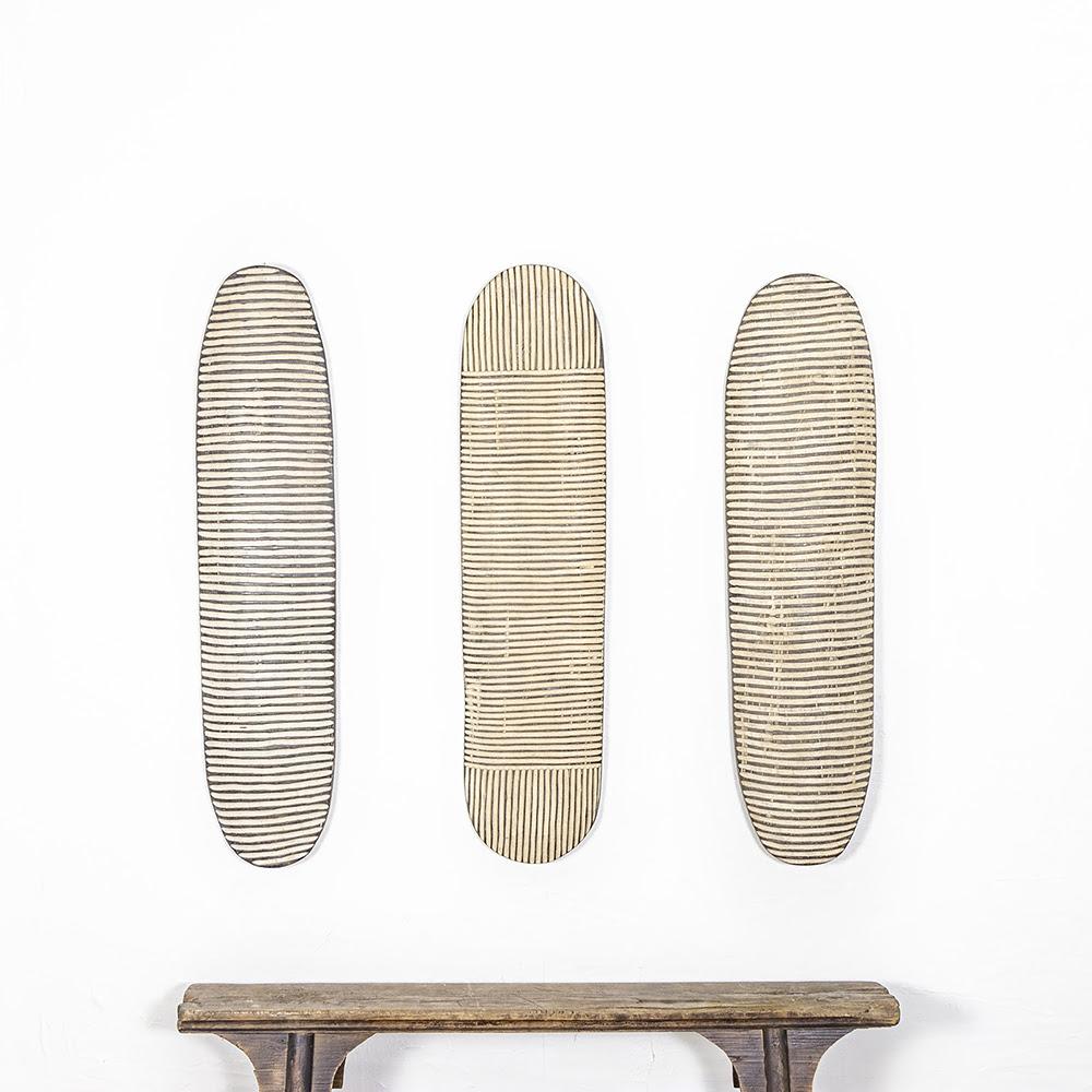 Vintage styled shield wall decor