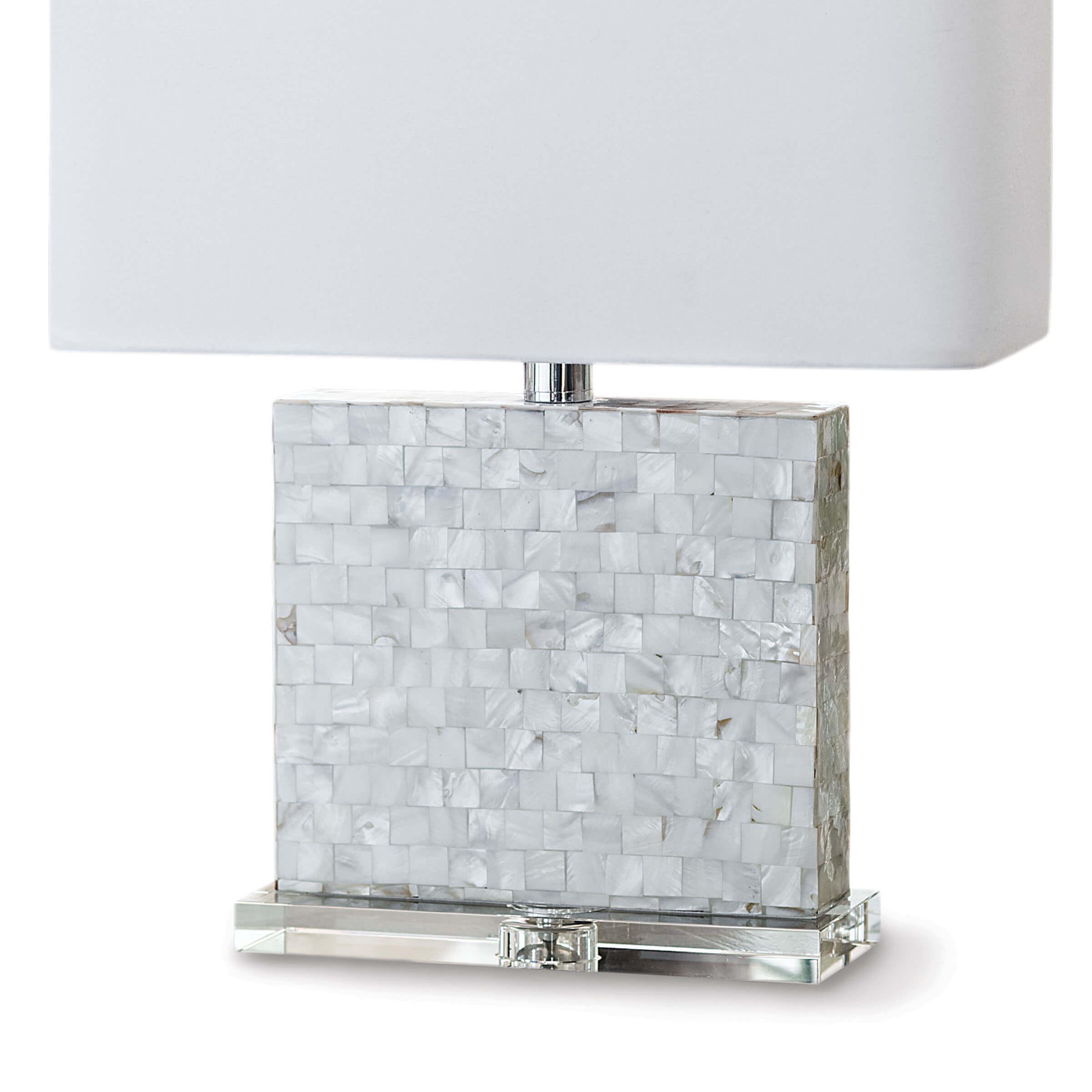 mother of pearl table lamp