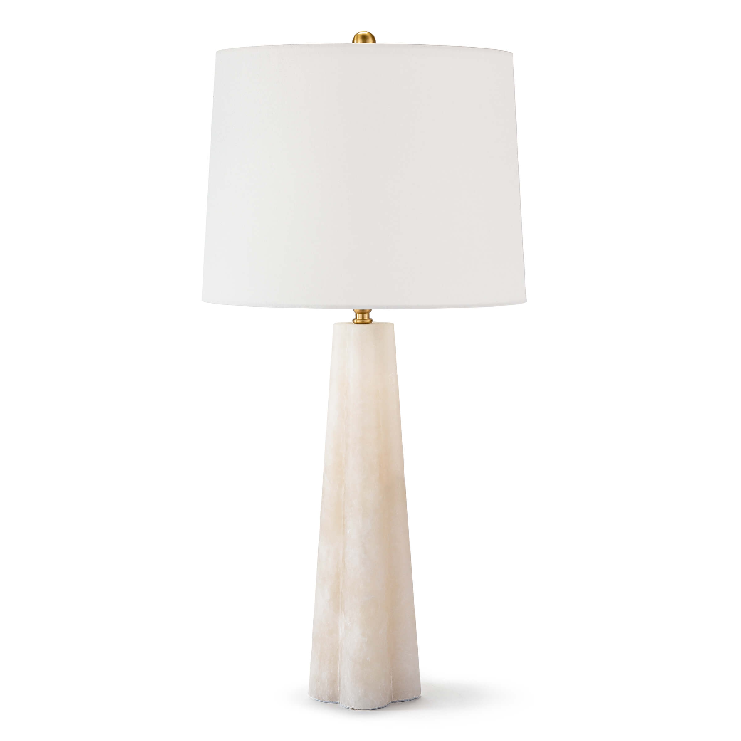 Regina Andrew Design Leafy Artichoke Ceramic Table Lamp, White/Natural