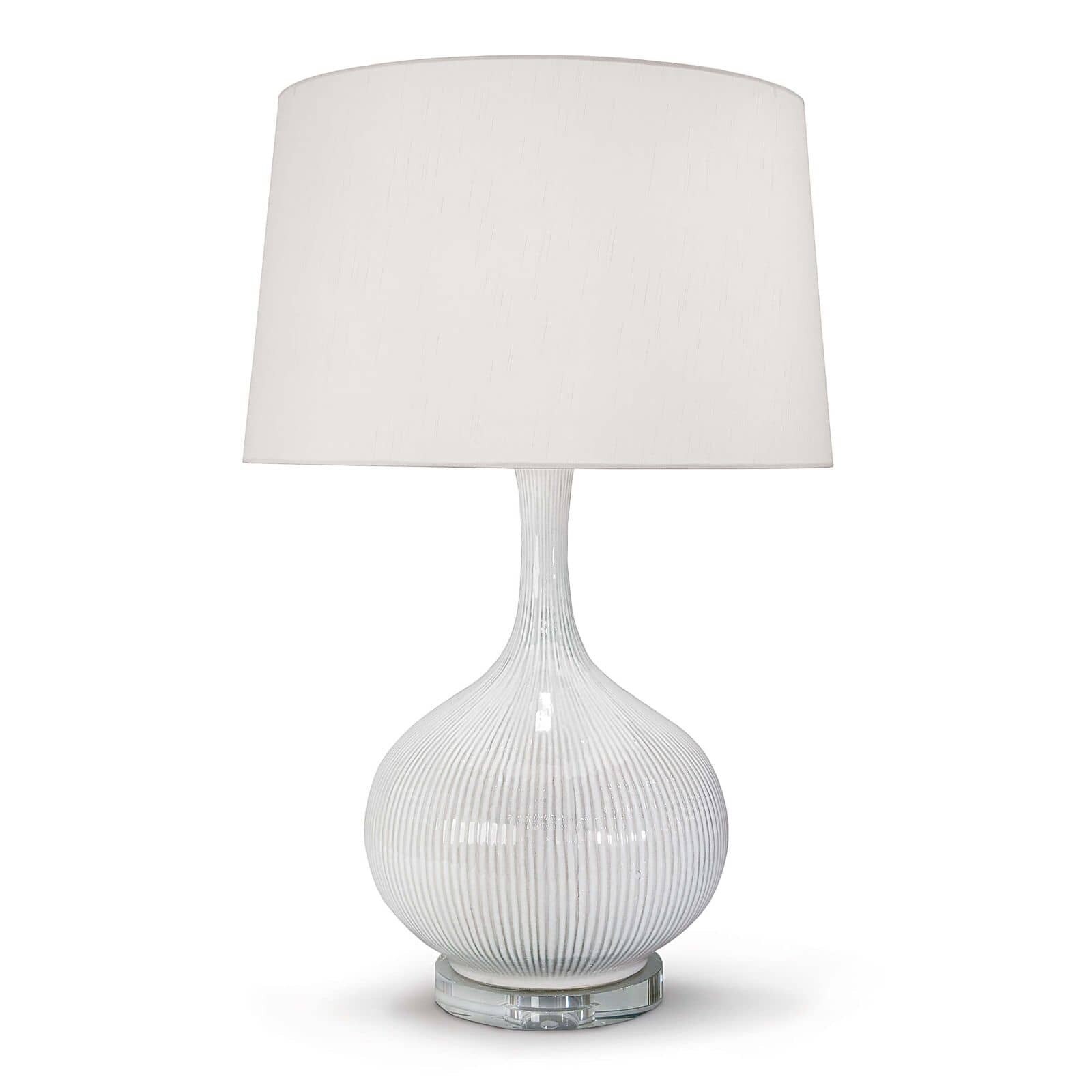 Picture of IVORY CERAMIC TABLE LAMP