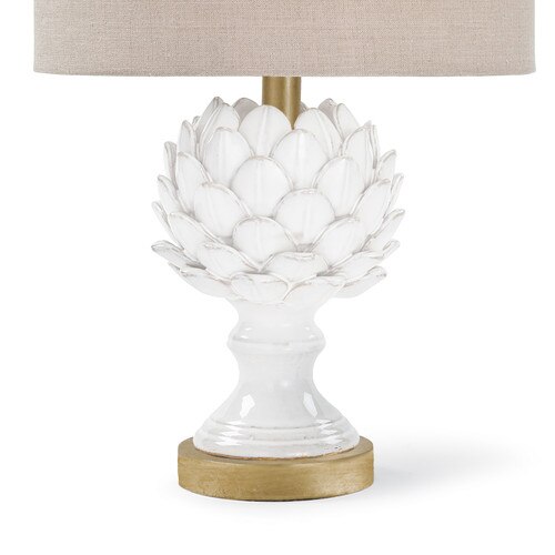 Leafy Artichoke Ceramic Table Lamp Regina Andrew
