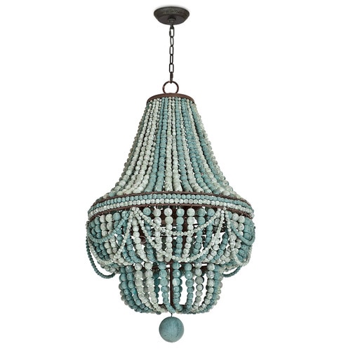 Malibu Chandelier Regina Andrew Detroit Malibu Chandelier Regina Andrew Detroit, Regina Andrew Ombre Wood Bead Chandelier