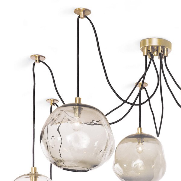 Molten Spider Regina Andrew Iron chandelier lighting adjustable spider ceiling loft living room bedroom home.