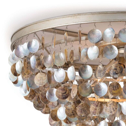 Capri Abalone Shell Flush Mount Regina Andrew