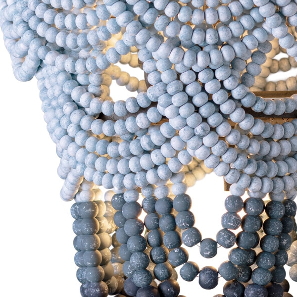 16+ Large Wood Bead Chandelier