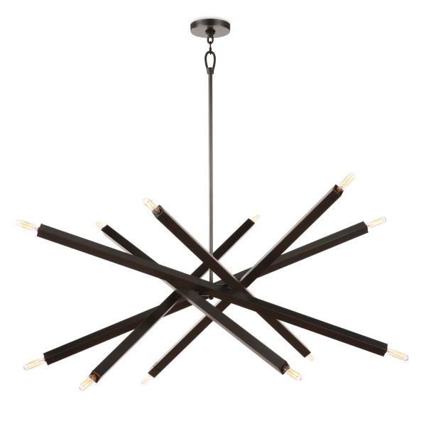 Viper Chandelier - Modern Sleek Metal Lighting