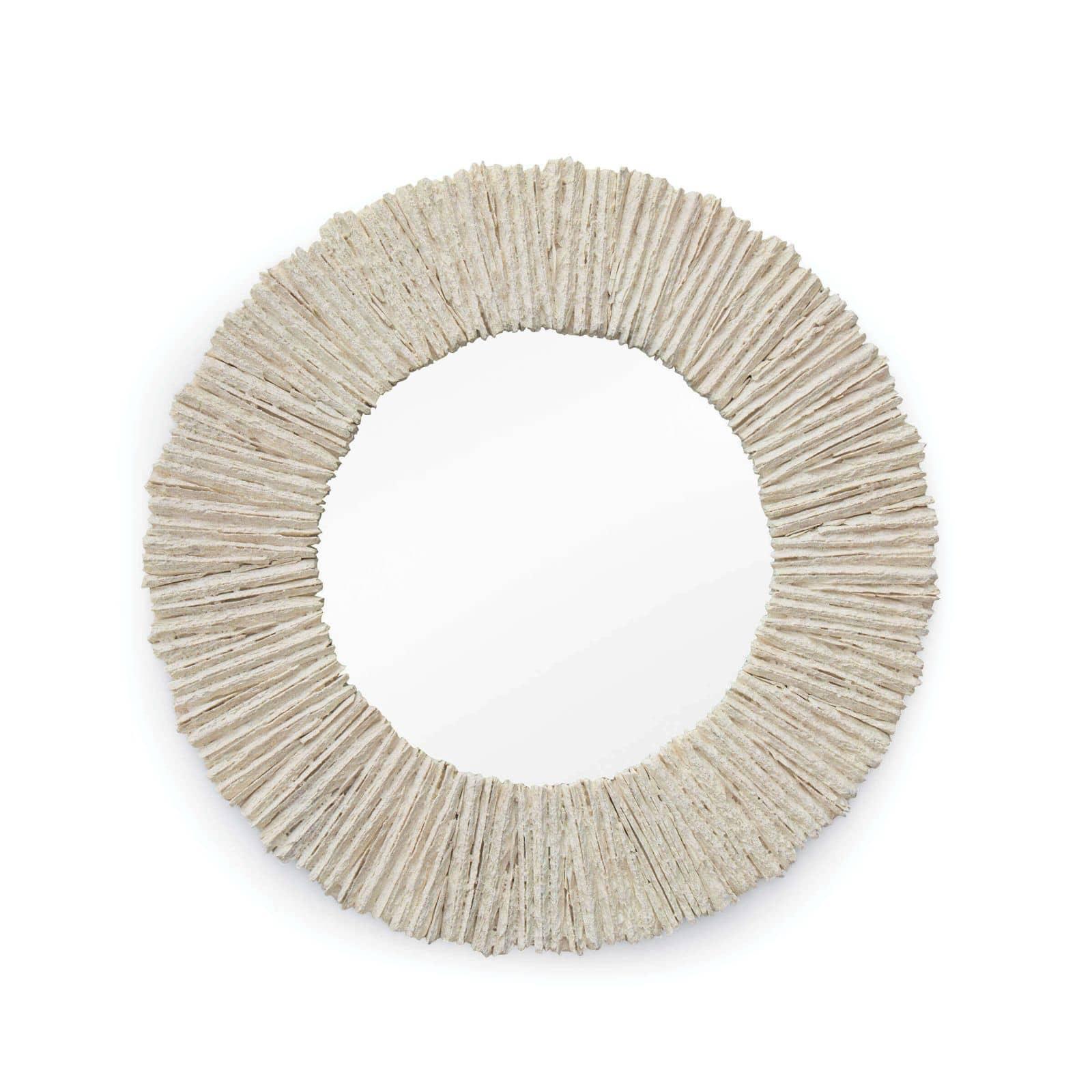 Natural slate stone mirror