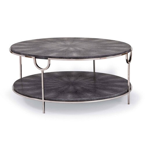 Vogue Shagreen Cocktail Table Regina Andrew