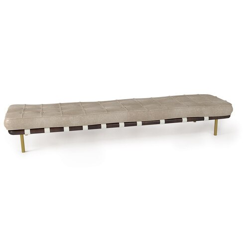 Tufted Gallery Bench Regina Andrew